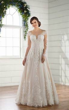 Sleeve Wedding Gowns Lace by Decadent Lace Sleeved Wedding Dress Essense Of Australia Sleeve Wedding Gowns Lace
