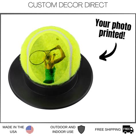Custom Tennis Ball, Personalized Tennis Ball, Tennis Ball Picture ...