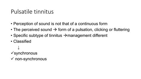 pulsatile Tinnitus ENT AND HEAD NECK SURGERY.pptx