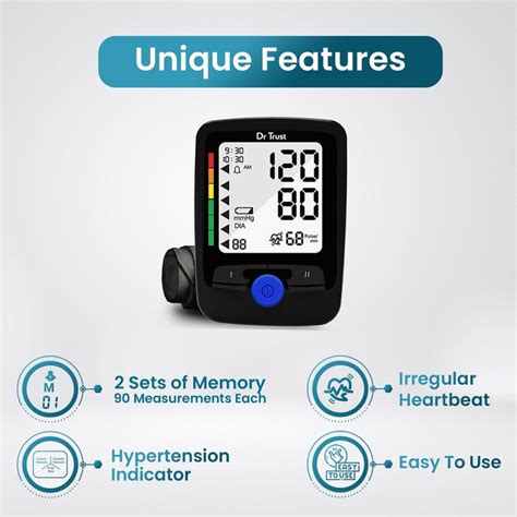 Dr Trust USA Max Plus BP Machine | Self Monitoring Blood Pressure Meter