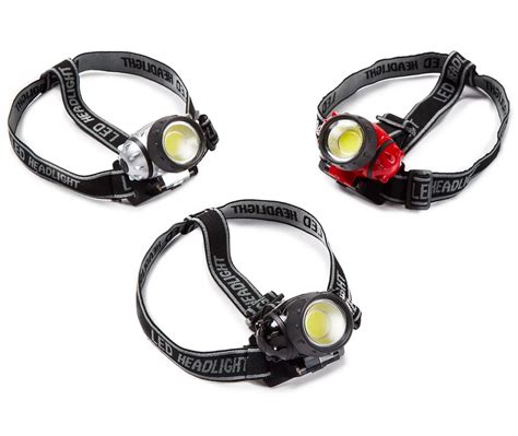 Promier Products Adjustable LED Headlamp, 3-Pack | Big Lots