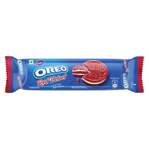 Cadbury Oreo Red Velvet Cream Biscuit 120g : Amazon.in: Grocery ...
