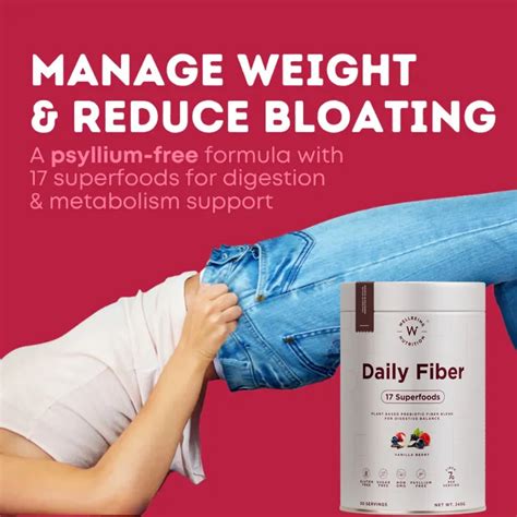 Buy Wellbeing Nutrition Daily Fiber 17 Superfoods Vanilla Berry Flavour ...
