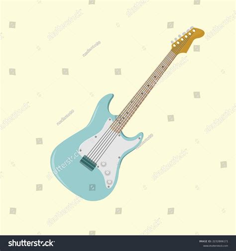 Electric Guitar Vector Illustration Clip Art Stock Vector (Royalty Free ...