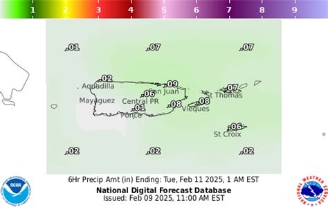 Quantitative Precipitation Forecast for Puerto Rico by WFO SJU