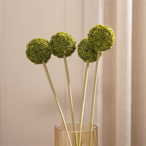 Green Buddleia Artificial Stem - Single