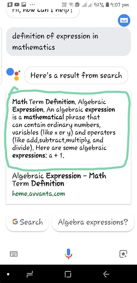 Definition of expresion in mathematics. - Brainly.in