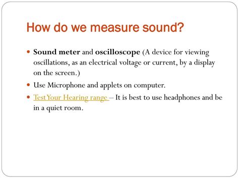 Image result for How Is Sound Measured