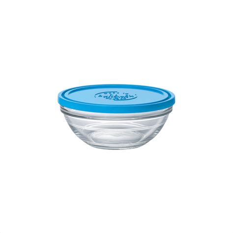 Duralex® FreshBox Round Bowl with Blue Lid 970ml (1 Pc) – Home Asia Store
