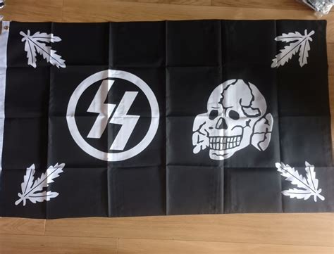 SS Trumpet banner flag – Third Reich Posters