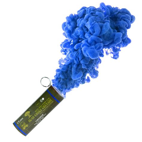 Buy Dynastyparty 4x Blue Smoke Bomb Grenades Flares- Ring Pull Smoke ...