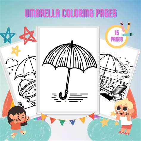Umbrella Coloring Pages [2025]