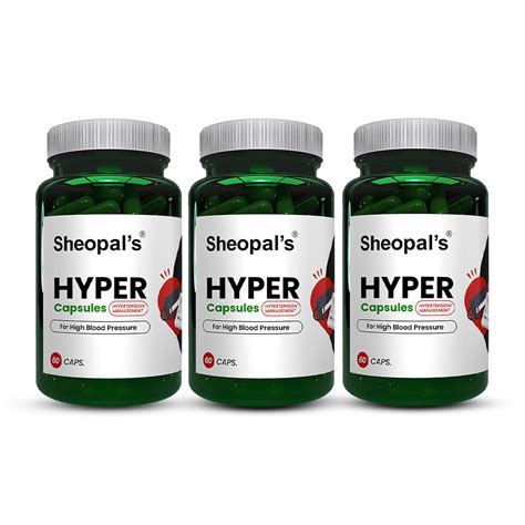 Hyper BP Capsules: Ayurvedic Medicine for High Blood Pressure – Sheopals