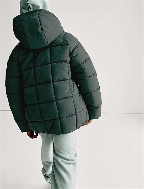 Buy Hooded Padded Coat (6-16 Yrs) at Marks & Spencer