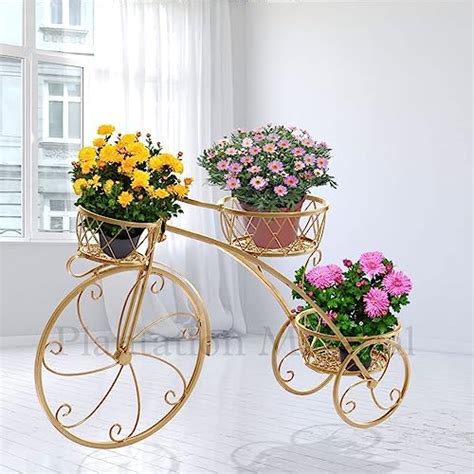 Plantation Material Cycle Style Stand Iron Without Pot Large Tricycle ...