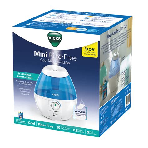Mini Filter Free Cool Mist Humidifier - Vicks Humidifiers