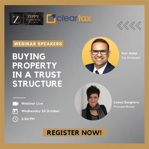 Join our FREE webinar on owning property and the advantages of a Trust ...