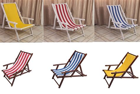 跨境户外沙滩椅野营露营camping折叠椅实木帆布靠椅木质折叠躺椅-阿里巴巴