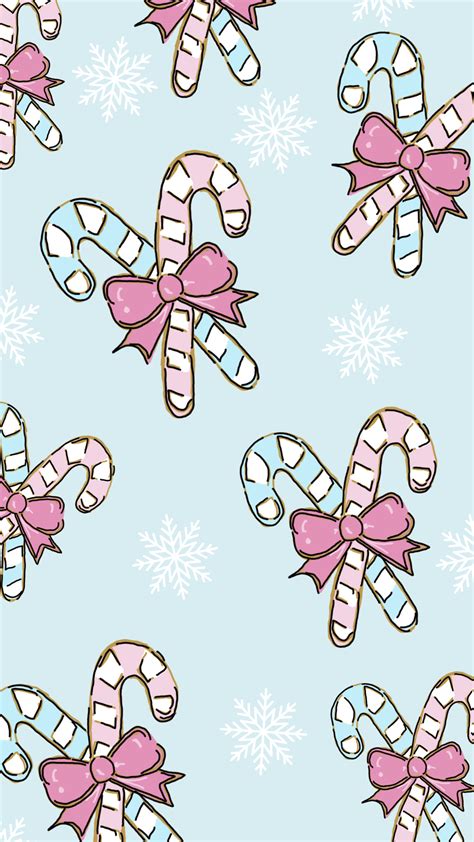 Pink Candy Cane Background