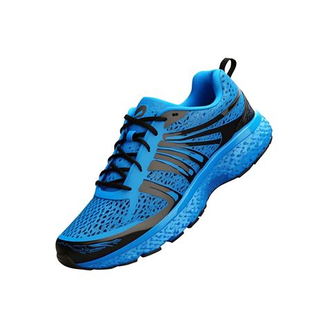 unique and Aesthetically colorful Premium Blue Running Sports shoes, sneakers Isolated on a ...
