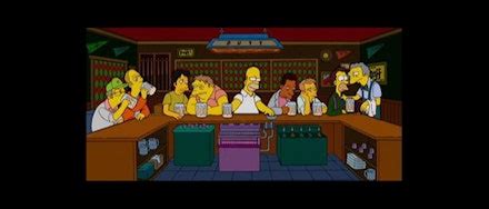 Image result for Simpsons Last Supper