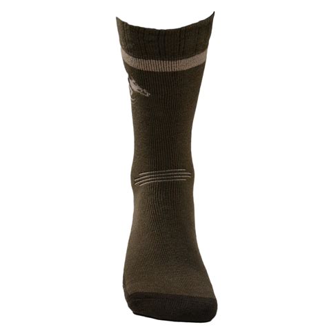 Winter Mid Boar Socks for Hunting - Brown