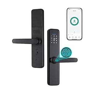 Adium Tuya Smart Lock Fingerprint Lock Door Lock Keypad Door Lock with ...