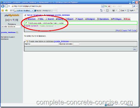 Create Database Using Xampp 的图像结果