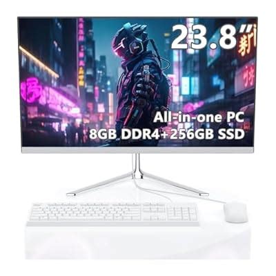 JSHIX All-in-One Desktop Computer 23.8 Inch FHD Display, India | Ubuy