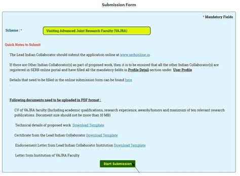 PI Guidelines - Proposal Submission For VAJRA