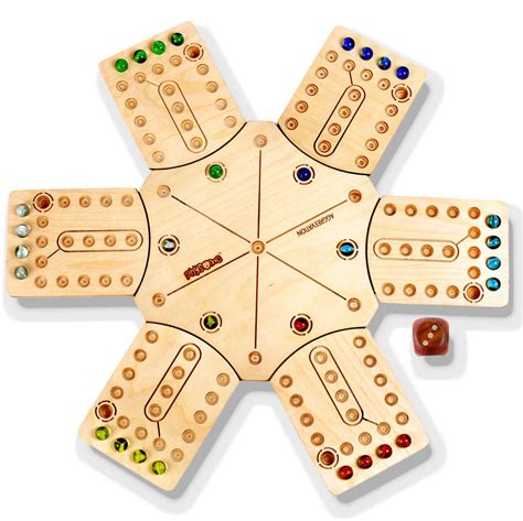 6 Player Aggravation Ludo Game | Physome Games