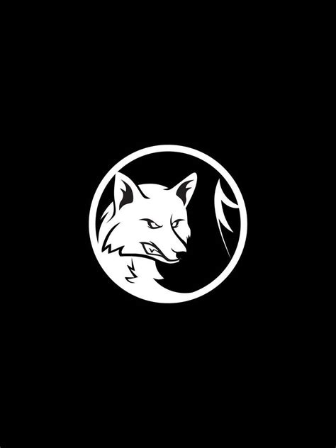 Simple Black and White Logo of a Fox Head. | Freelancer