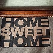 Buy Saral Home Easy Living Jute Anti Slip Door mat - (Black, 50x80 CM ...