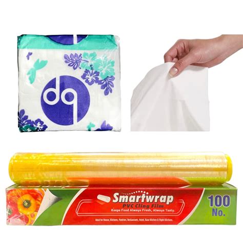 Wrap On Bio Cling Wrap | Tissue Paper for Food Wrapping Packing | 100 ...