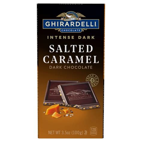 Ghirardelli Dark Chocolate Sea Salt Caramel Bar, 100g – Fetch N Buy