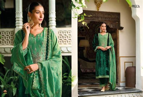 Ibiza Sabhyata Velvet Embroidered Salwar Kameez Collection