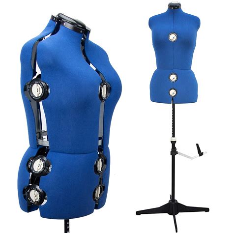 Buy Female Adjustable Mannequin Dummy Dress Form with 13 Dials for ...
