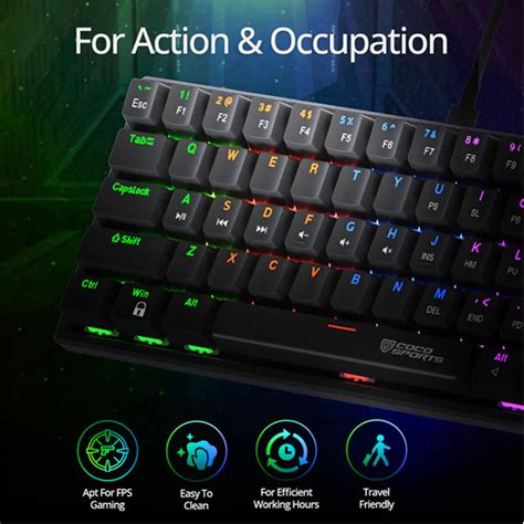 Buy Coconut K21 Virgo Mini | Mechanical Gaming Keyboard | Mdcomputers.in