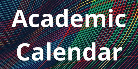 Final Exams / Academic Calendar - CMU Events Calendar