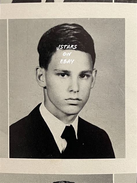 JIM MORRISON HIGH SCHOOL SENIOR YEARBOOK, THE DOORS, LIZARD KING ...