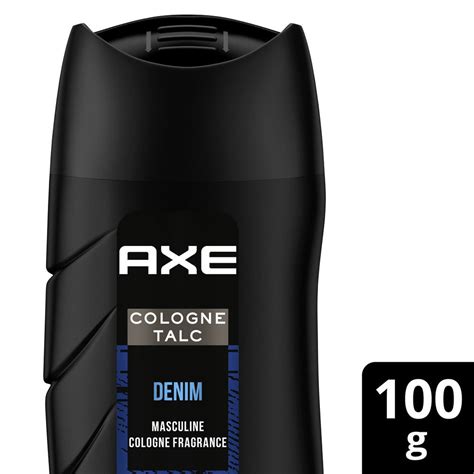 Buy Axe Signature Denim Cologne Talcum Powder 100 gm | 19 Minutes ...