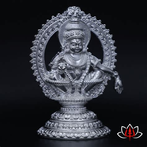 Divine Silver Lord Ayyappa Idol – The Symbol of Dharma and Devotion ...