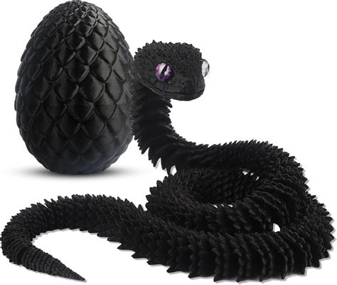 Ojia 3D Printed Snake Toys, 23.6 Large Size Snake Eggs India | Ubuy