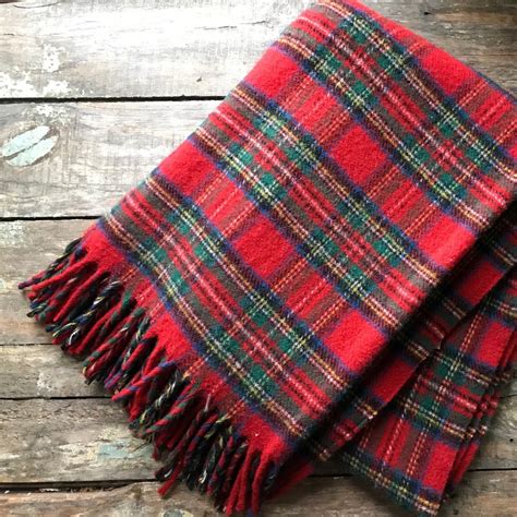 Tartan Plaid Wool Throw Blanket at Pearline Beard blog