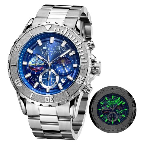 Buy FEICE Mens Exquisite Timepiece Stunning Analog Watch Fashion Dress ...