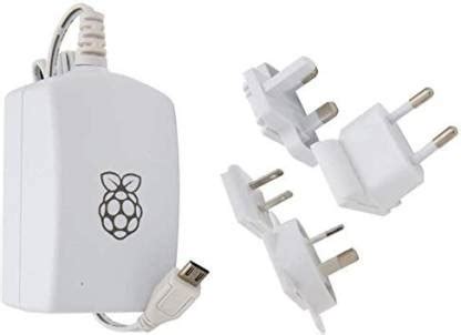 VGS MARKETINGS 5.1V, 2.5A Raspberry Pi 3B Stontronics Adapter (White ...