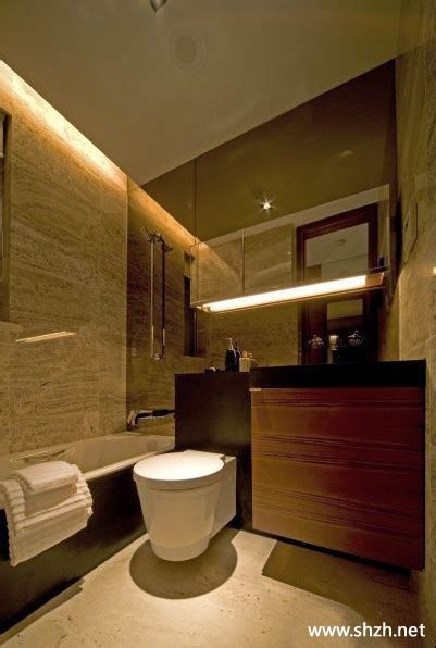 现代简约卫生间马桶浴缸浴室柜-上海装潢网