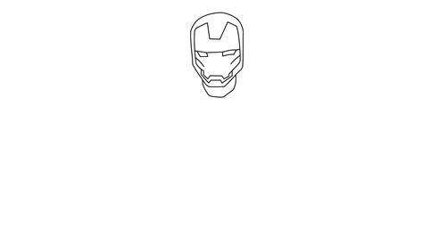 Iron Man Head Trawing Tutorial 的图像结果