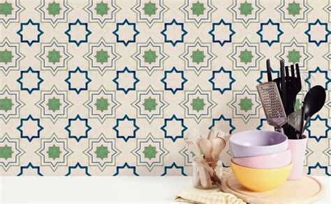 Mosaicowall DIY Peel and Stick Self Adhesive Floor Tile Stickers for ...