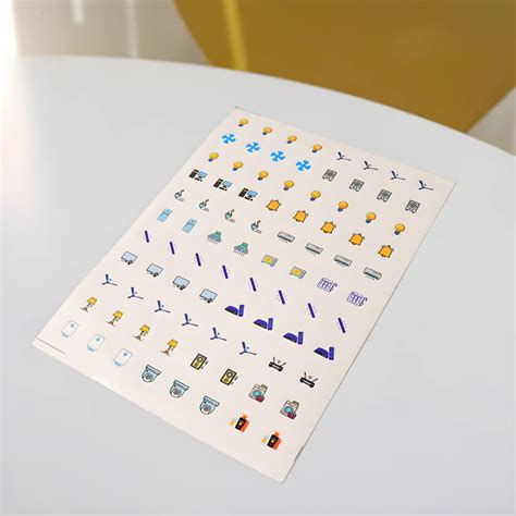 Smart Switchboard Icon Sticker Sheet with Easy-to-Understand Visual ...